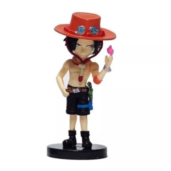 Boneco Ace Portgas D. Ace Punhos de Fogo One Piece Action Figure luffy Crocodile Figura de Ação Action Figure One Piece Luffy Zoro Sanji Nico Portgas D Ace Sabo Anime Boneco Colecionável Bonecos boneco