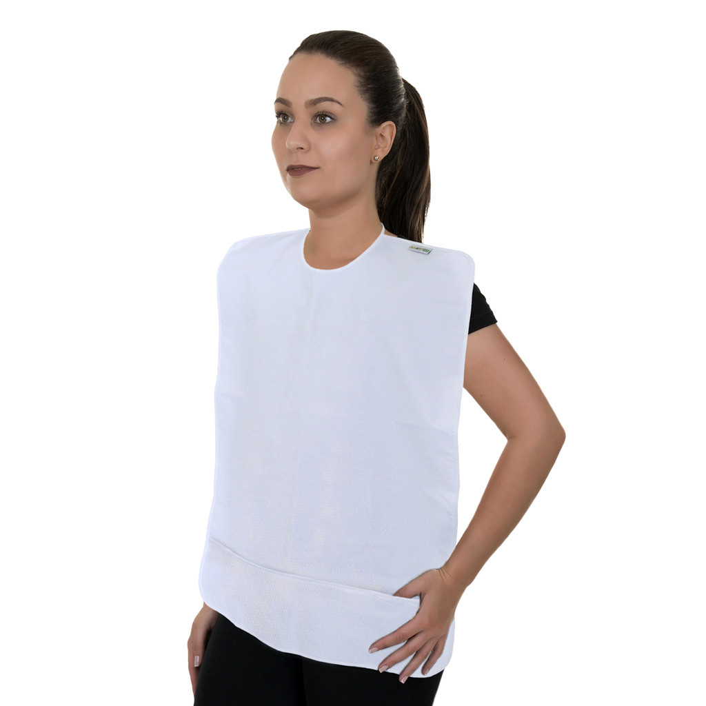 Babador Bagum Com Bolso Hospitalar para Endoscopia e Cuidados com idosos Artipé