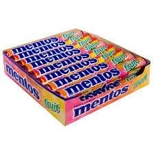 Drops Mentos Frutas Van Melle Com 16 Unidades De 37,5g
