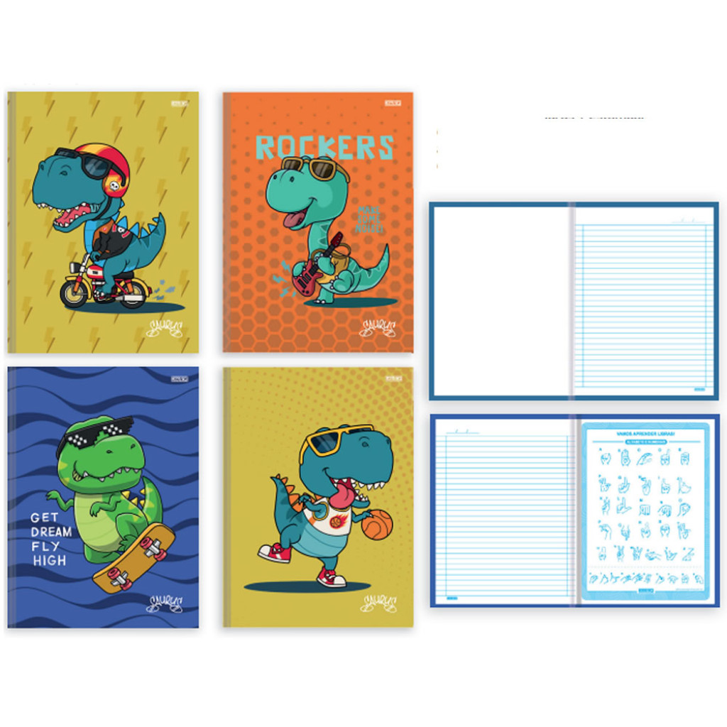 CADERNO BROC 80F  SAURUS   SÃO DOMINGOS    10461