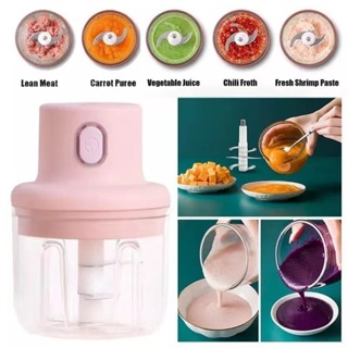 mini ipicador de alimentos elétrico 3 lâminas 250 ml FANG