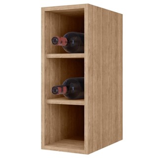 Nicho Aéreo Adega Vertical 20cm Riad Castanho - Lumil em Oferta na Shopee