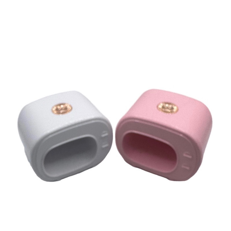 Imagem Mini Cabine Televisão Secador de Unhas LED UV - BRANCO/ROSA