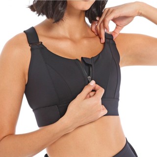 Topo De Suporte Alto/tops Esportivos De Sutiã/Impacto ; Colete Frontal De Ioga Crop Com Zíper Mais Alça De Ombro Ajustável Para Resistência A Ginástica em Oferta na Shopee