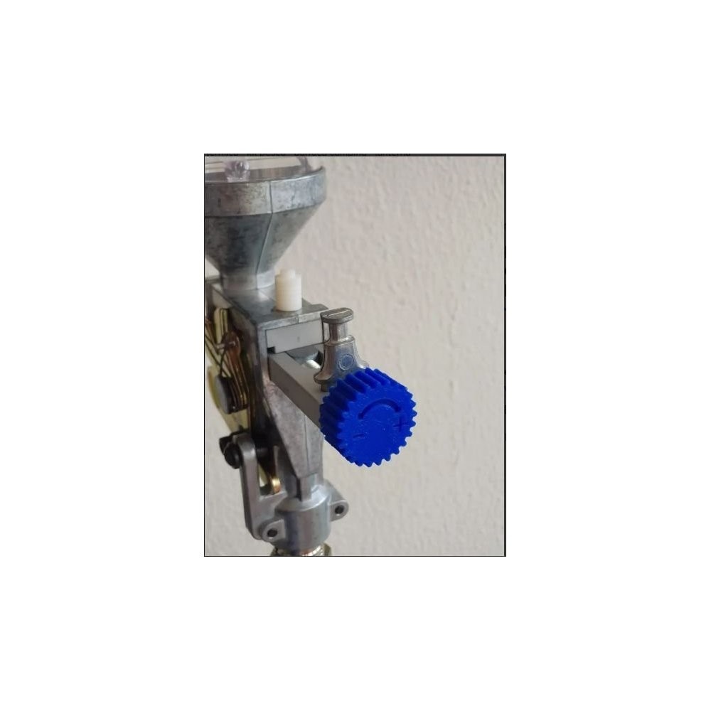 Botão De Regulagem Kit Com 2 Peças Polvorimetro Dillon Azul