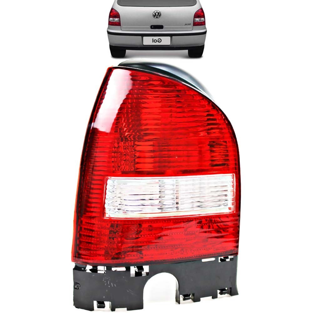 Lanterna Traseira VW Gol G3 1999 2000 2001 2002 2003 2004 2005 Cristal — imagem 2 de 2