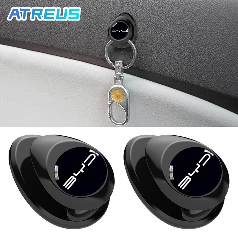 BYD Carro Gancho Multifuncional Mão Bolsa Cabide Mini Gancho Organizador Acessórios Interiores Para BYD Dolphin Plus Dolphin Mini BYD Seal Yuan Plus Song Plus HAN TAN