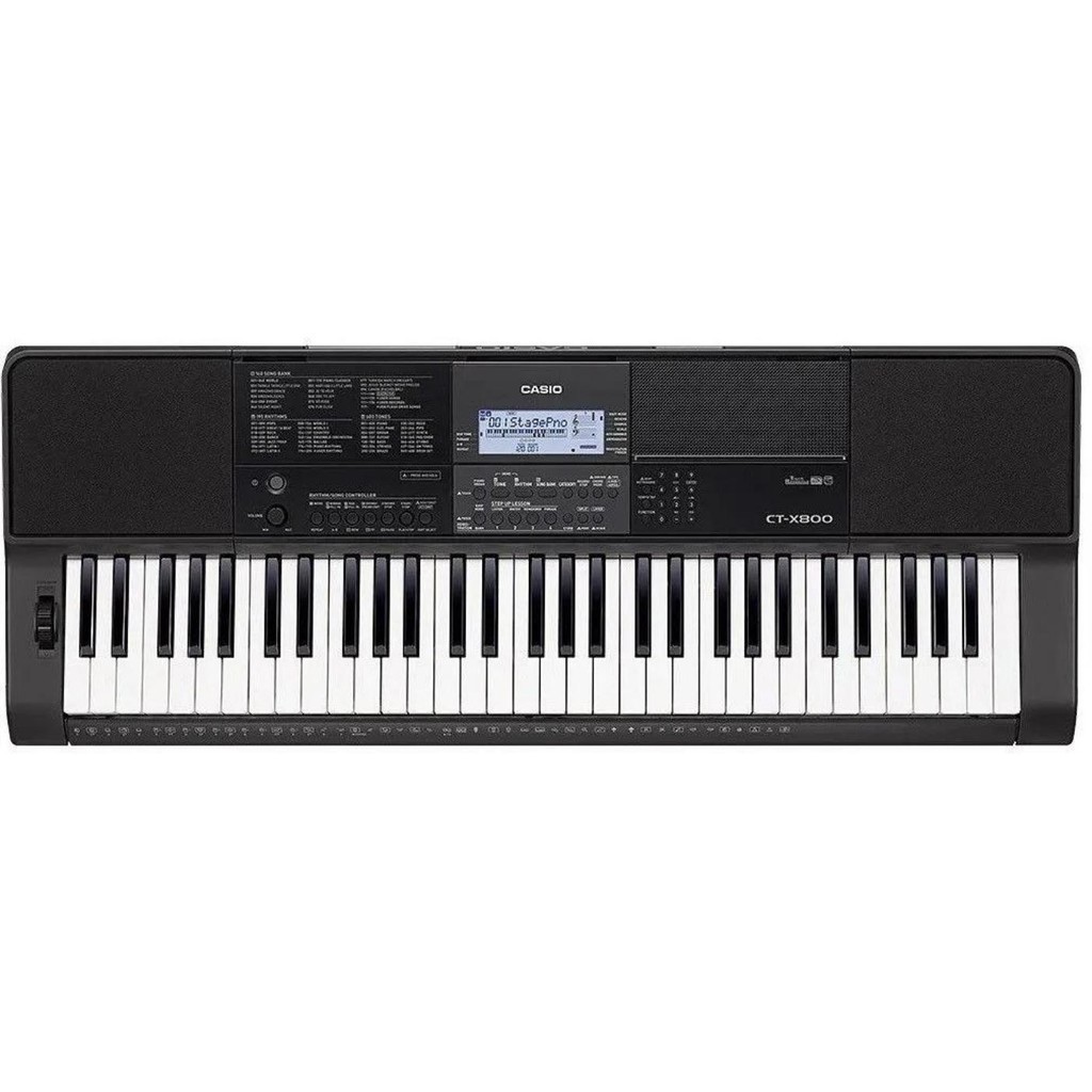 Teclado Musical Casio Ctx800 61 Teclas Sensitivas Usb em Oferta na Shopee