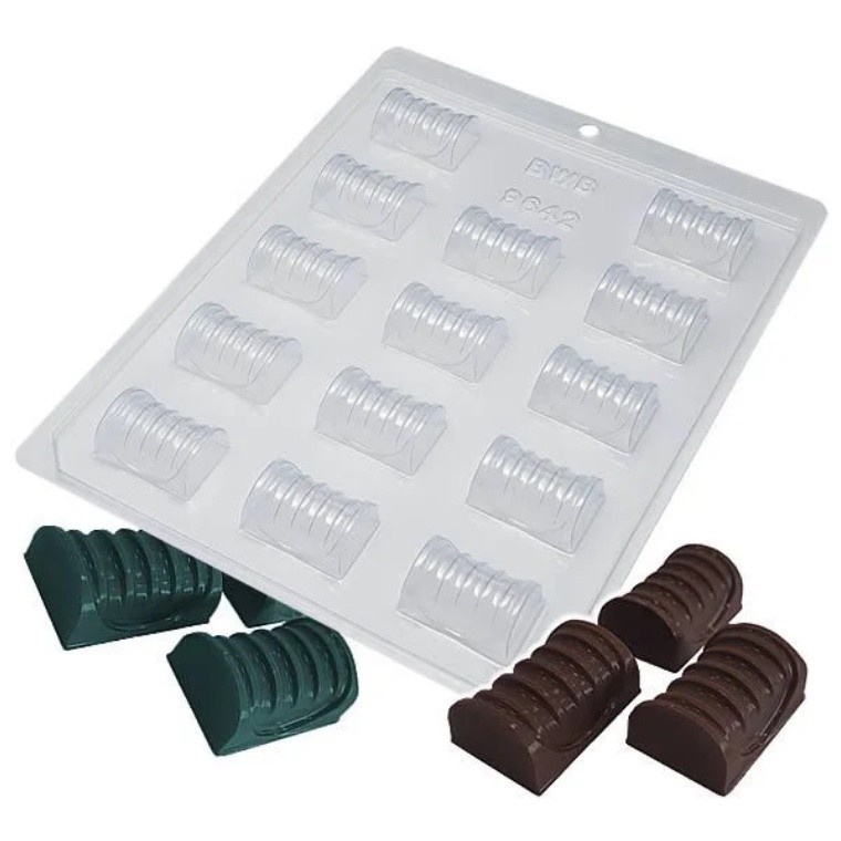 Forma Acetato BWB para Bombom Detalhado 14 Cód 9642