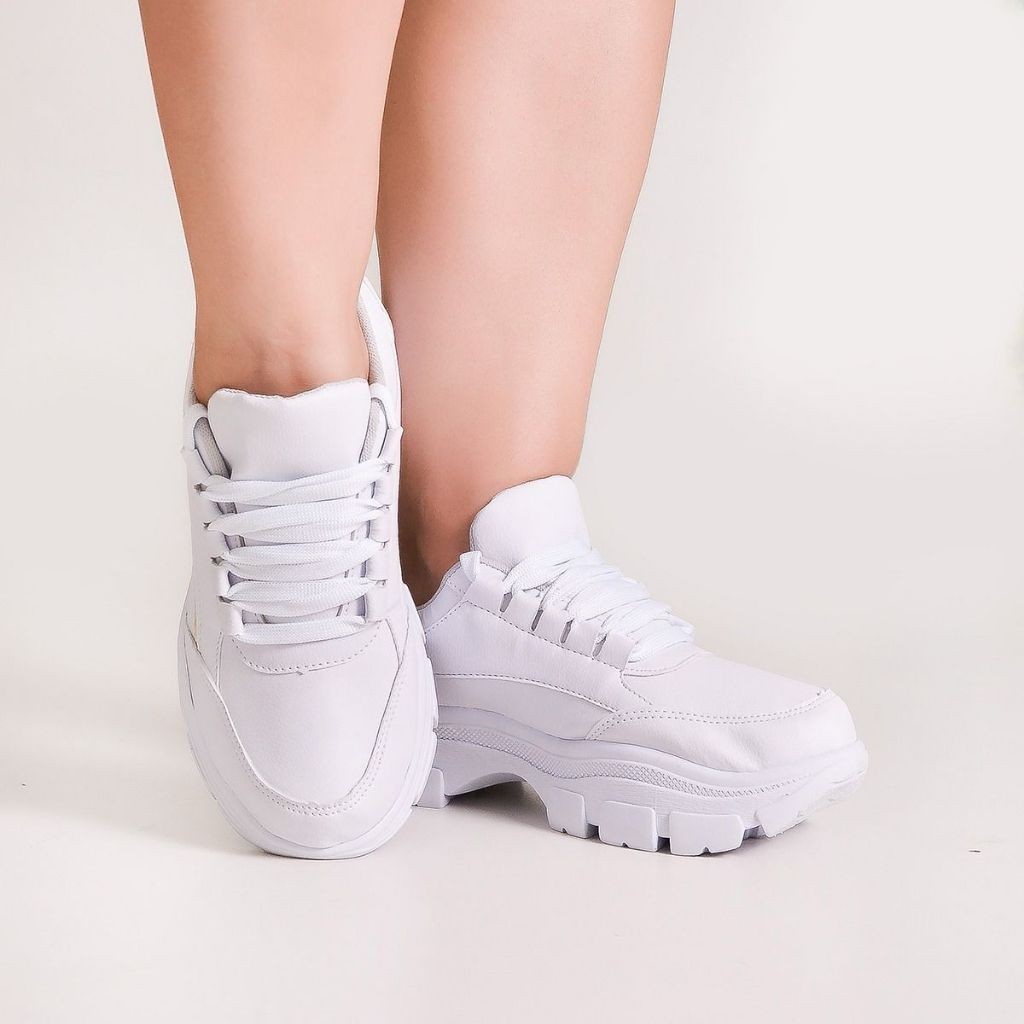PROMOÇÃO Promoção Arrasadora: TENIS ADULTO PLATAFORMA FEMININO com Sola Tratorada