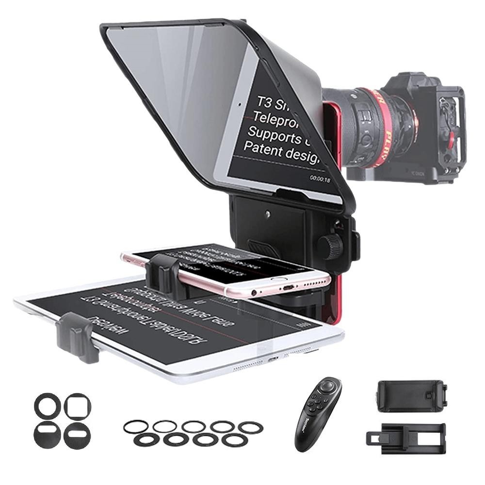 Teleprompter Portátil 11' Desview T3 para SmartPhones, Tablets e Câmeras