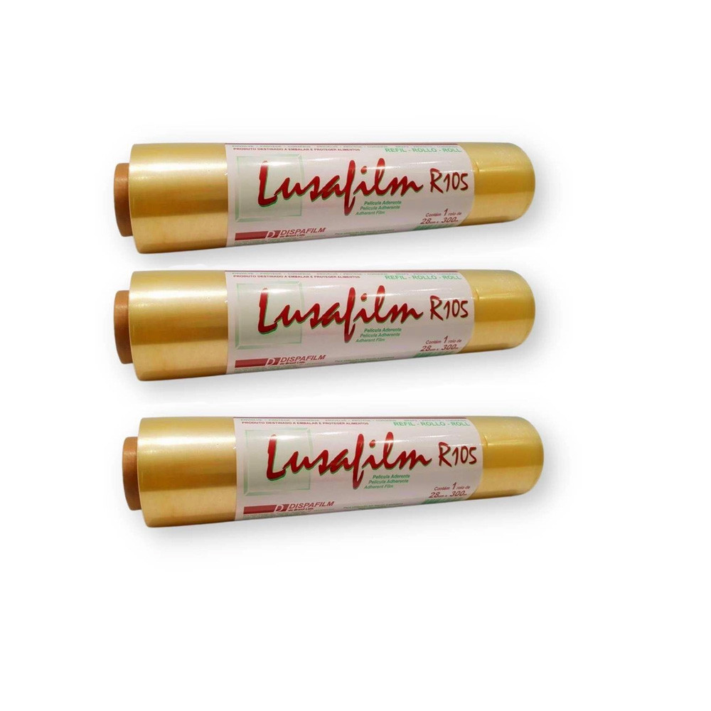 3 Rolos de Plástico Filme Pvc rolofacil 28cm X 300 metros em Oferta na Shopee