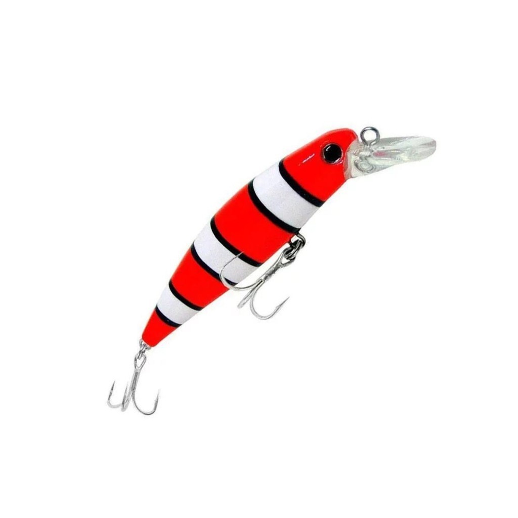 Isca Artificial De Meia-água Para Pesca Pescaria Yara Top Minnow Design Inovador Ideal Para Pesca Em Agua Doce e Salgadas 7,5cm 7,8g Cor 16 Cobra Coral