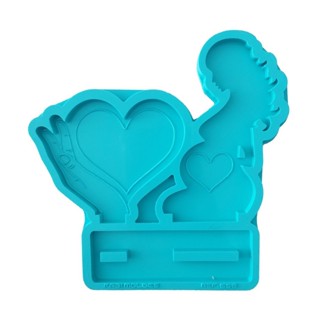 Molde Silicone Resina Mãe Grávida Plaquinha de Mesa Coração Foto em Oferta na Shopee