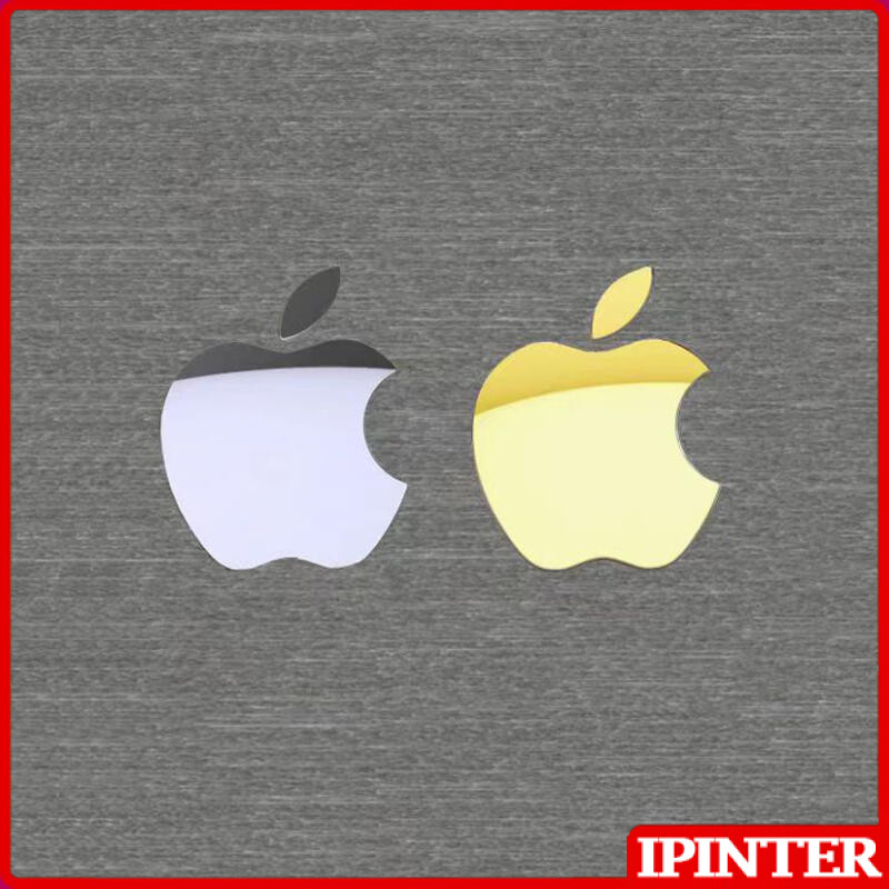 Adesivo De Maçã , Decalque Prata E Ouro em Oferta na Shopee