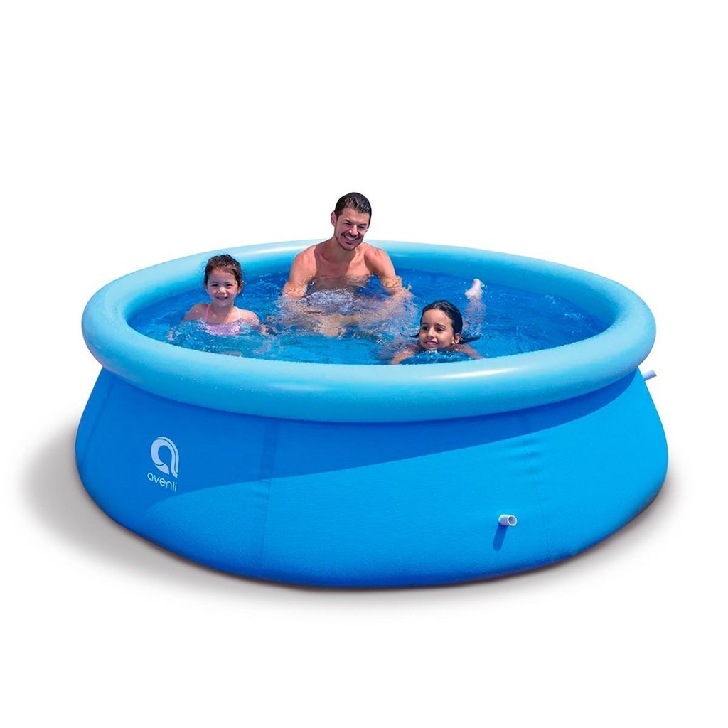 Piscina Redonda Inflável 240X63cm 2490L Avenil em Oferta na Shopee