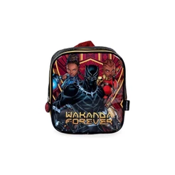 Lancheira Escolar Masculina Marvel Pantera Negra Preta