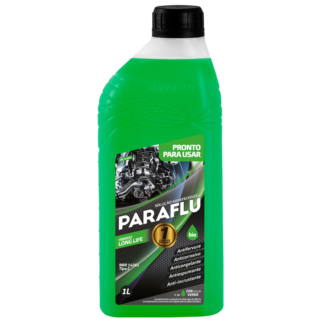 Aditivo Para Radiador Bio Híbrido Fluido Pronto Uso Long Life Verde - 10-3016 em Oferta na Shopee