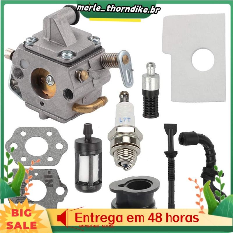 Carburador MS170 É Adequado Para Stihl MS180 017 018 MS170C MS180C Motosserra 1130 120 0603 E 1130 124 0800 em Oferta na Shopee