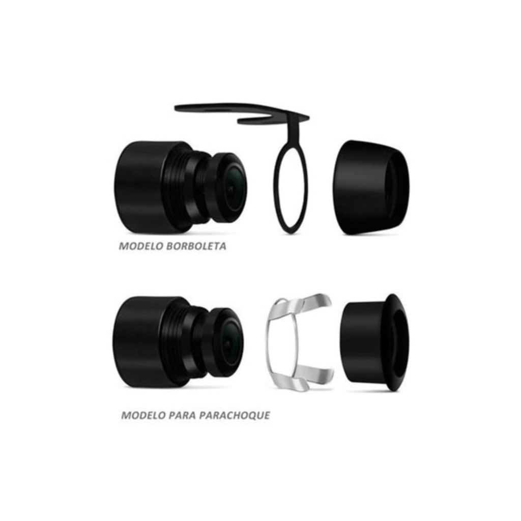 Detalhes do Câmera de Ré ou Frontal Pro Line Modelo Borboleta Roadstar - RS210BR MI