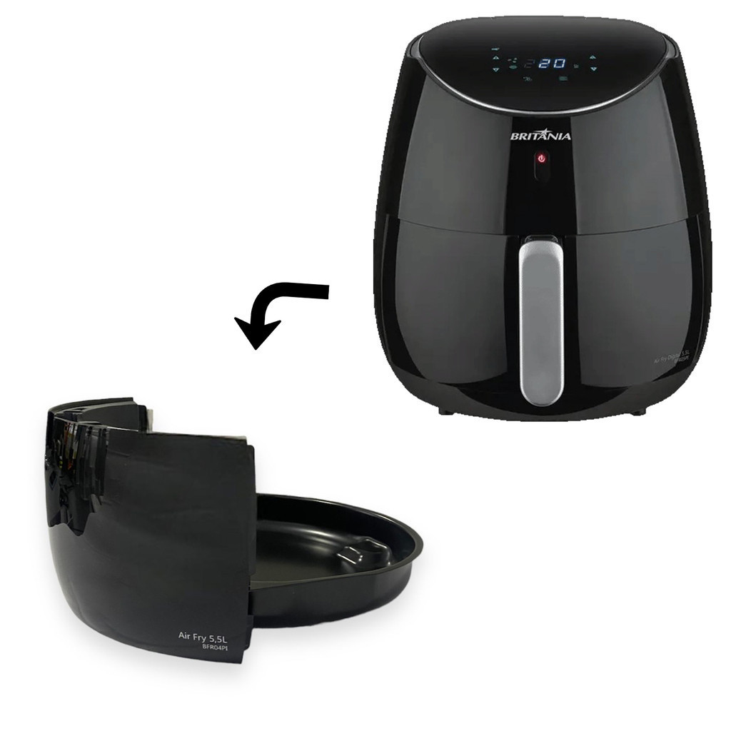 Bandeja Para Fritadeira Air Fry Britânia BFR04PI 5,5L