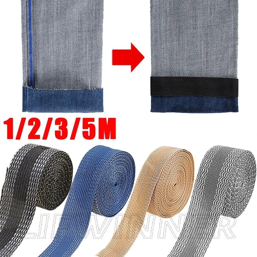 Sfsese-Para Melhorar A Boca Da Calça Jeans-Tiras Modificadas Na Borda Fita Adesiva De Cânhamo Instantânea Sem Costura-Pasta Bucal Auto-Acessórios De Bricolagem em Oferta na Shopee