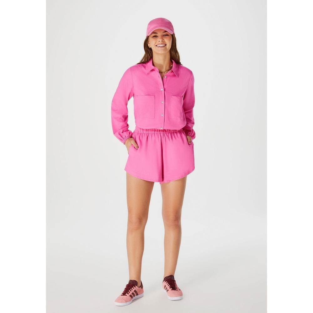Shorts Feminino Cintura Alta Com Elástico Hering