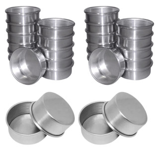 120 Forminhas Mini Forma Pão de Mel N1 5cm Festa Revenda Aço Folhas De Flandres Queijadinha em Oferta na Shopee
