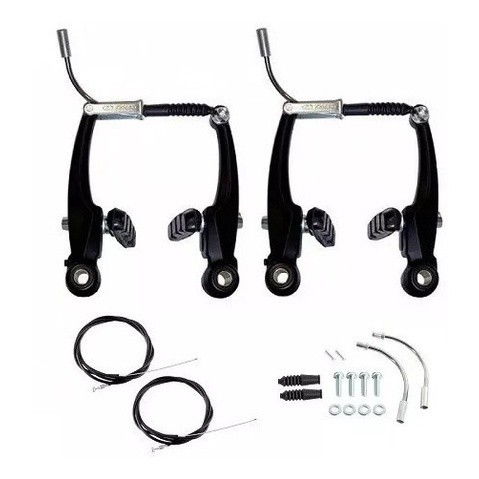 Freio V-brake Bicicleta Alumínio Logan C/ Cabos Mtb em Oferta na Shopee