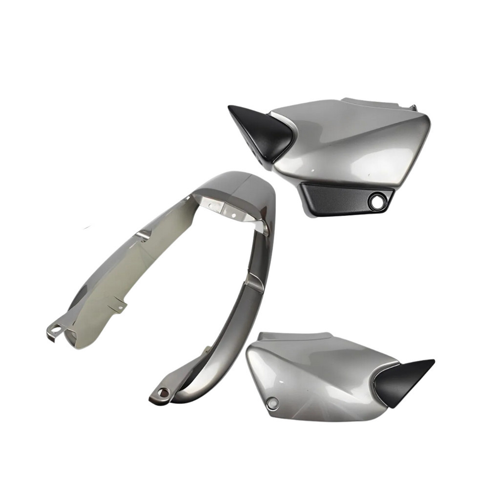 Rabeta + Tampa Lateral (par) Prata Titan 125 2000 até 2004 em Oferta na Shopee