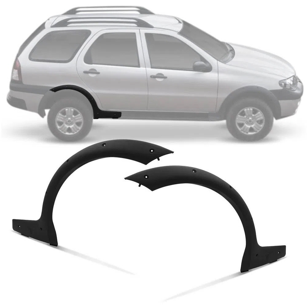 PAR MOLDURA PARALAMA TRASEIRO STRADA TREKKING WORKING LX PALIO WEEKEND ADVENTURE 98 A 00
