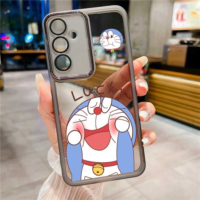 Samsung Galaxy M35 5G M 35 Cute Lucky Doraemon Capa Do Telefone À Prova De Choque Da Câmera Com Revestimento