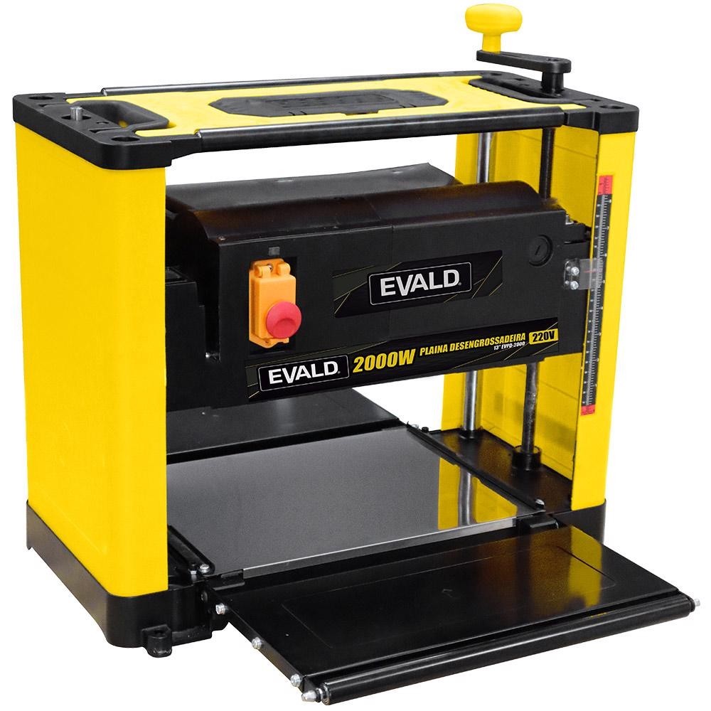 Plaina Desengrossadeira de Bancada 13 POL 2000W EVPD-2000 EVALD em Oferta na Shopee