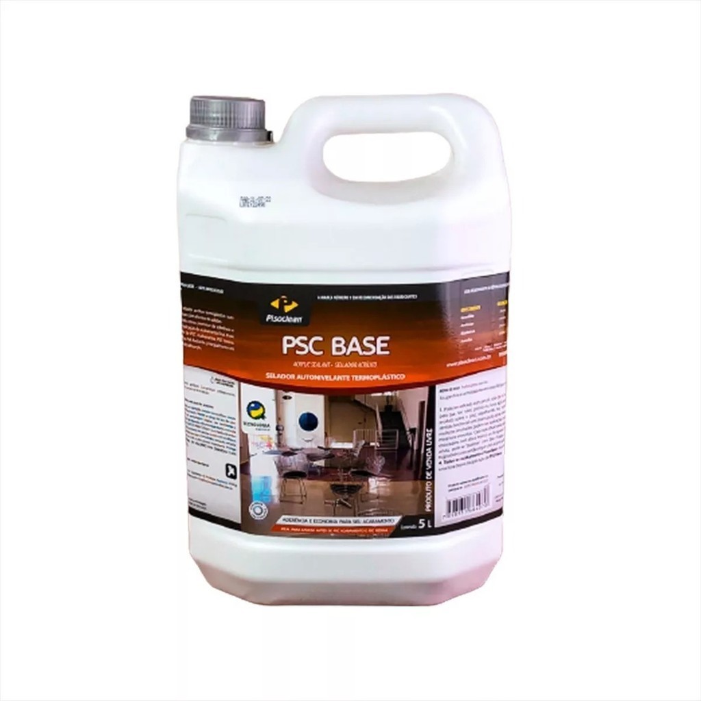 Psc Base Selador Autonivelante Termoplástico Pisoclean 5l