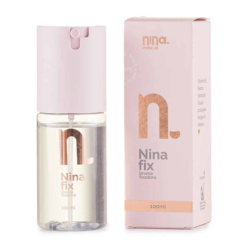 Bruma Fixadora Nina Fix 100ML - Nina Makeup