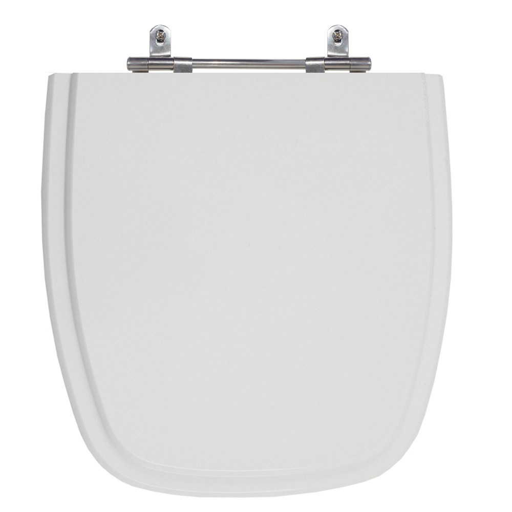 Assento Laqueado Fit Cinza Claro Tampa P/ Vaso Celite em Mdf