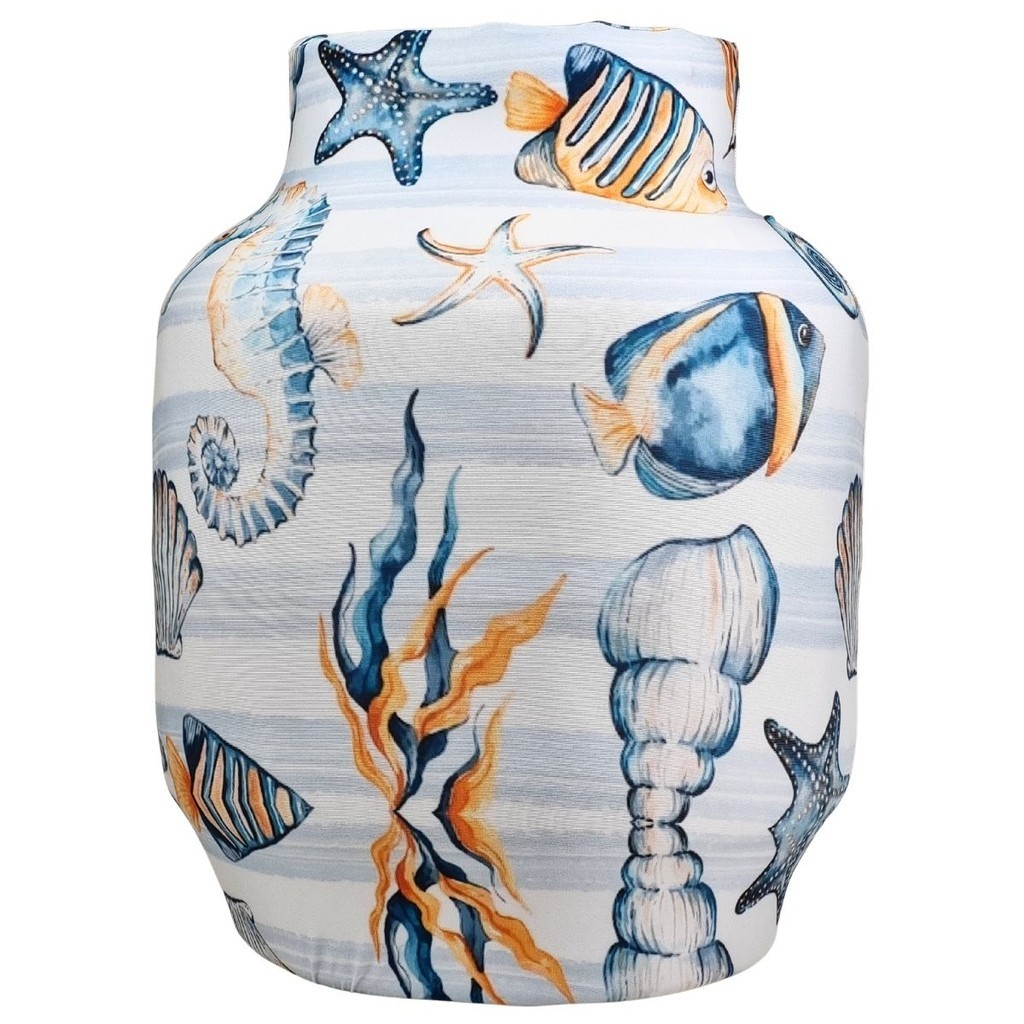 Capa de Botijão de Gás Tecido c Elastano Estampa 003 Peixes em Oferta na Shopee