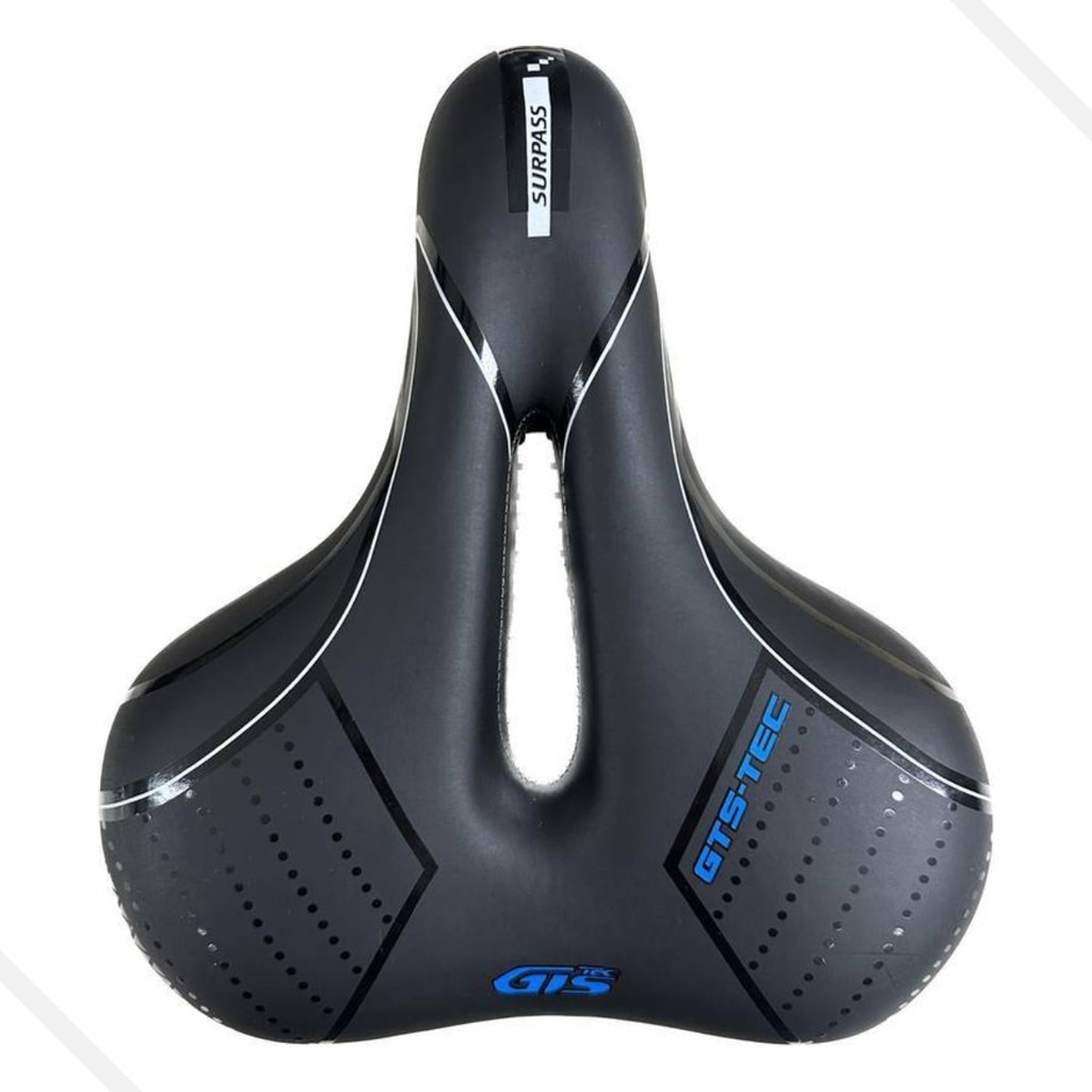 Selim Banco 2 Molas Vazado C/Refletor Confortável Bike Soft Gts em Oferta na Shopee