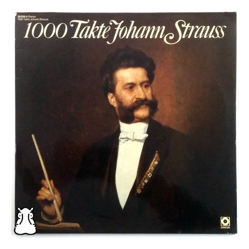 LP 1000 Takte Johann Strauss - Duplo - Vinil Importado - Hm