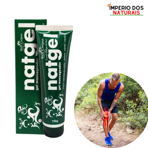 Natgel - Kit C/12 Gel Massageador 150g Nat Gel - Bell Corpus - Bisnaga