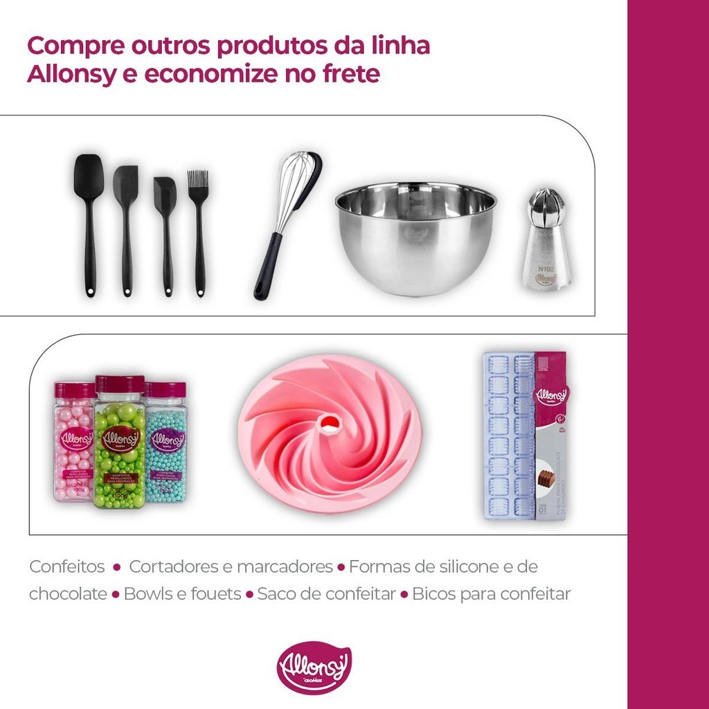 Detalhes do Rolo manual para abrir massas de confeitaria e panificação Silicone Verde 31,5cm