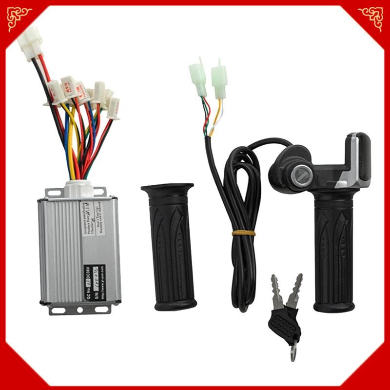 Motor De Controlador Escovado Para Scooter Elétrica 48V 1000W + Kit De Aderência Giratória Do Acelerador Peças Sobressal em Oferta na Shopee
