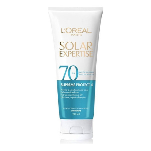L'Oréal Paris Solar FPS70 200g - Proteção Corporal Avançada