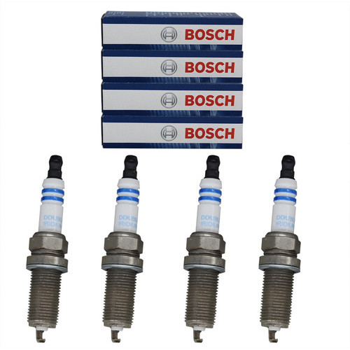 Jogo 4 Vela Bosch Duplo Irídio Toyota Etios 1.3 1.5 16v Flex - Spare Parts and Accessories for Vehicles