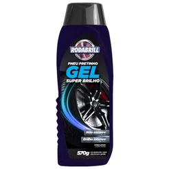 Pneu Pretinho Gel Super Brilho Rodabrill 570g