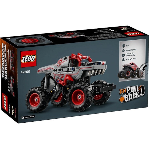 Lego Technic Monster JAM Thunderroarus de Puxar
