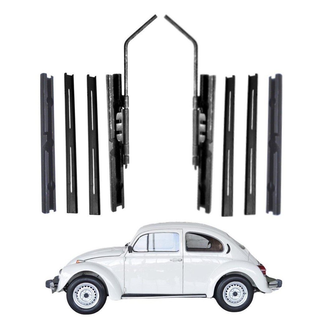 Kit Deslize Banco Vw Fusca Trilho Largo 8 Peças