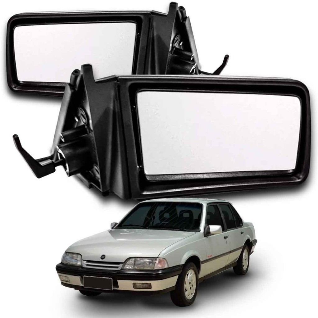 Retrovisor Monza Tubarão 1991 A 1995 com Controle 2 ou 4 portas em Oferta na Shopee