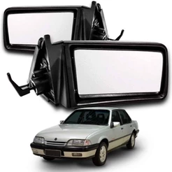 Retrovisor Monza Tubarão 1991 A 1995 com Controle 2 ou 4 portas