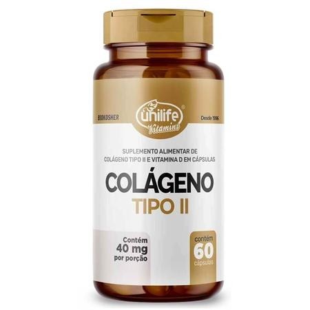 Colageno Tipo 2 + Vitamina D 400mg 60 Capsulas - Unilife